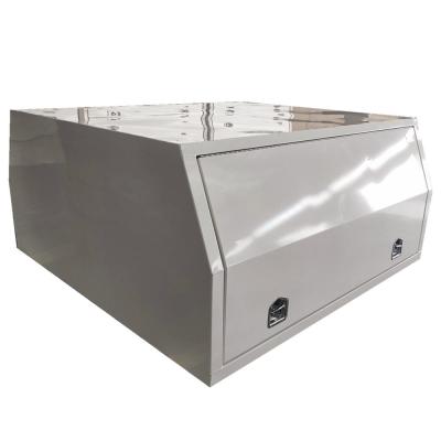 China No Floor Ute Aluminum Canopy Tool Box Ute Canopy With Three Lids OEM/ODM for sale