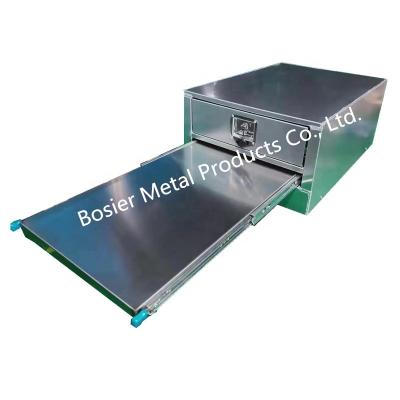 China Aluminum Trailer /Truck Bed Unit Canopy Cargo Drawer Clearance Bench Drawer With Slide Table for sale