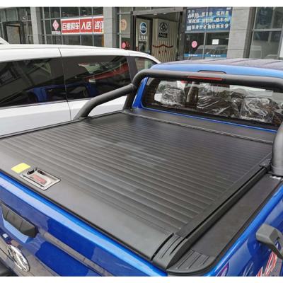 China OEM Waterproof Tonneau Cover Pickup Stainless Steel Collapsible Rool Up Tonneau Covers Wholesale for sale