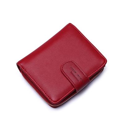 China MIYIN Fold Wallet Pu Wallet Women Purse Multifunctional Cute Leather Women Minimalist Short Wallets Card Holder for sale