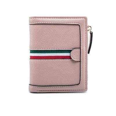 China New Fashion Small Student Wallet MIYIN Female Wallet Female Purse Girl Multifunctional Simple Short Ultra-thin Wallet for sale