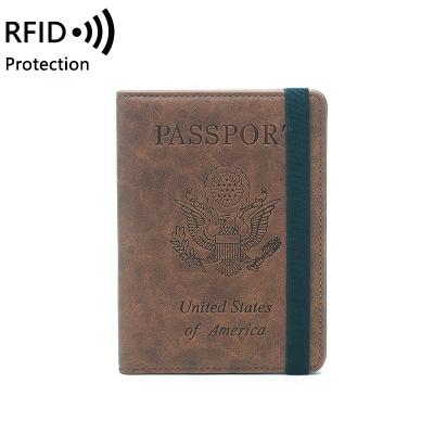 China Hot Sale MIYIN Travel Wallet Passport Holder Cover Wallet PU Card Case Travel Leather Accessories For Men Women Passport Cover For Women for sale