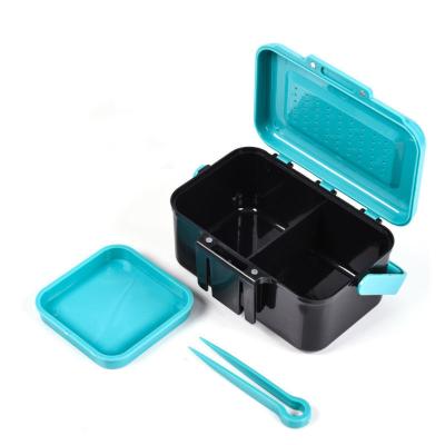 China Durable Lure Storage Box, Double Side Fishing Storage Box Portable Plastic Trunk Crate Storage Box for sale