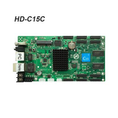 China Indoor&Outdoor Asynchronous Indoor/Outdoor LED Video Display Controller can add 3G 4G Wifi brightness temperature sensor huidu c15c for sale