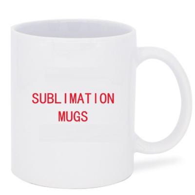 China Manufacturer Custom Sublimation Cup 11oz Sublimation Viable White Blanks Mug Custom Ceramic Mug For Sublimation for sale