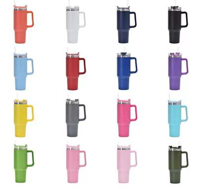 China Sustainable Hot Sale Tumbler Vacuum Insulated Stainless Steel 40oz Mug With Handle Reusable In Stock Vacuum Tumbler for sale