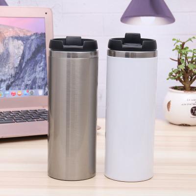 China Viable Stainless Steel Vacuum Insulated Tumbler Straight Portable Sublimation Car Mug for sale