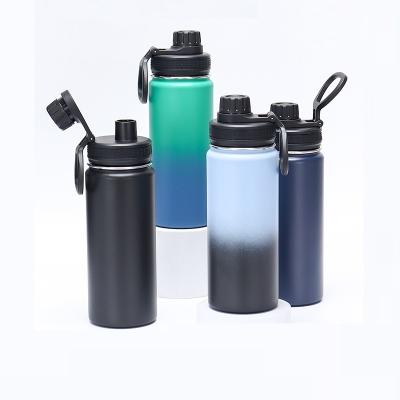 China Durable Custom Outdoor Stainless Steel Water Bottle Wide Mouth Insulated Vacuum Insulated Stainless Steel Flask Sports Water Bottle for sale