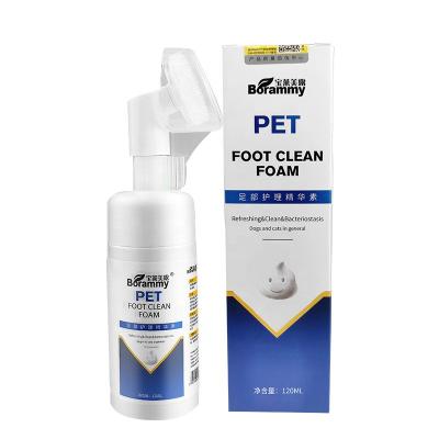 China Wholesale Viable Customization Dog Cats Foot Paw Cleaner Foam Pet Toes Clean Care Cleaning for sale