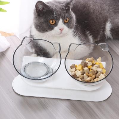 China Sustainable Cute Design Elevated Pet Cats Dog Water Food Bowl To Protect Cervical Spine for sale