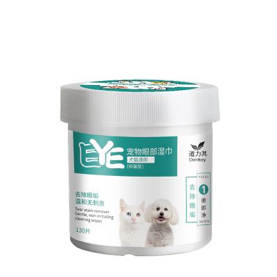 China Dorrikey Brand Viable Eyes Brand Pet Eyes Damp Dog Cat Dog Tear Stain Remover Wet Mild Non-Irritating for sale