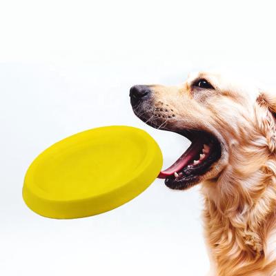 China Molar Tolerant Dog Throwing Toys 21cm Large Viable Size Dog Training Toy Flying Disc Supplies Funny for sale