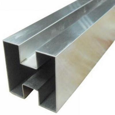 China Welded Steel Pipe 600# Polished 201 Stainless Steel Tile Surface Profiles For Building Material for sale