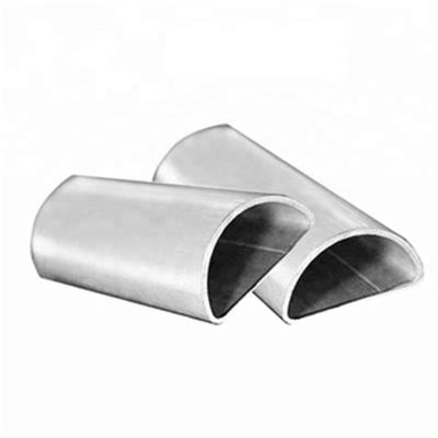 China Agriculture 6061 Half Round 6063 7075 Aluminum Pipe Powder Sprayed Anodized Aluminum Extrusion Profile for sale