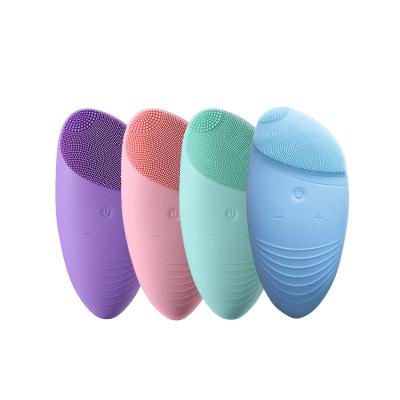 China Acne Treatment Best Selling Instrument Waterproof Cordless Rechargeable Facial Massager Beauty Remover Personal Care Makeup Cleansing Brush for sale