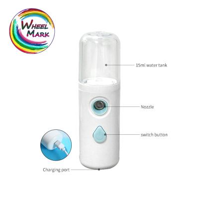 China Portable Ionic Mist Sprayer Mini Atomizer Nebulizer Alcohol Nano Moisturizer Beauty Face Spa Humidifier Facial Vapors for sale