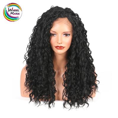 China Wholesale Cheap High Quality Heat Resistant High Temperature Fiber Soft Lace BUCKLE Synthetic Wig Front FRENCH Wholesale for sale