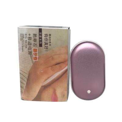 China Hot Selling Hotel Rechargeable Power Bank 5000mAh Portable Treasure Hand Warmer Portable Charging Hands for sale