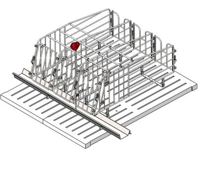 China High Corrosion Resistance Cages Pig Pen Pig Animal Gestation Stall Pig Gestation Crate for sale