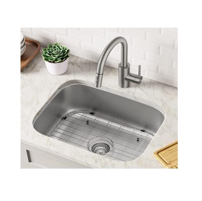 China Bowl Shape Single Faucet Stainless Steel Stretch Without Casting Drainer Multifunctional Kitchen Sink for sale