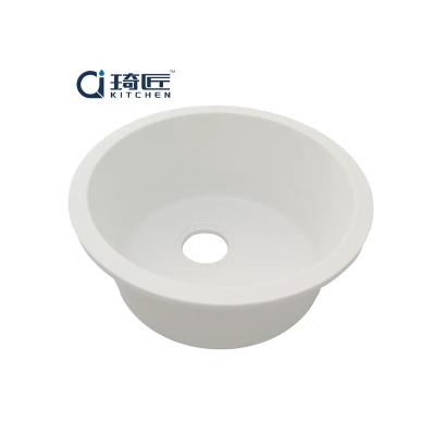 China Without Faucet Hot Sale Granite Sink (Quartz Sink) With Drain Board 460G for sale