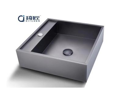 China Hot Selling Without Faucet Drop In Kitchen Sink Stainless Steel Sink, Drop In Workstation Sink, Topmount Single Bowl Kitchen Sink for sale