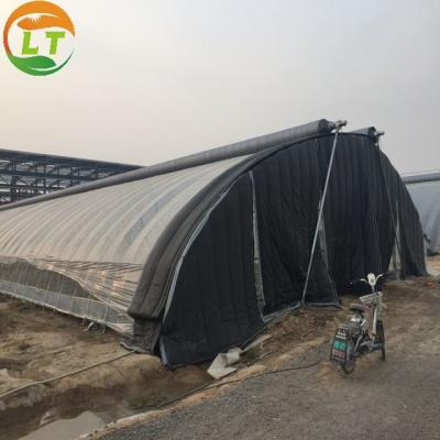 China White Double Layer Greenhouse for Mushroom Farming Profitability for sale