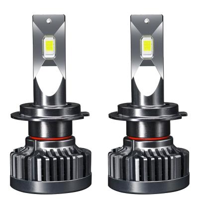 China Super Bright Aluminum H11 9005 HB3 9006 HB4 Canbus H7 LED H4 Car LED Headlight Bulb 20000LM LED Head Light Lamp for sale