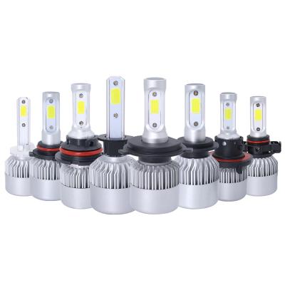 China Wholesale S2 H7 H11 H1 H3 9005 Car LED Head Light 9006 COB Car LED Headlight Bulbs H472W 8000LM 6500K/4300K ​​Auto Lamps Led Car Light 12V for sale