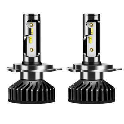 China 12V 72W 9006 Car LED Head Light F2 chipZES LED Lighting System Automotive High Power H1 H7 9005 Car Headlight 9006 H4 6000K Bright White Car Light Bulb for sale