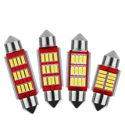 China Lighting warning wholesa 4014 12SMD led trunk bulb 36mm car LED reading light festoon lights for sale