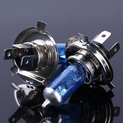 China Factory 12v 90/100W Auto Headlight 6000K H7 H4 Lighting System Automobiles and Motorcycles Halogen Headlight Lamp 4*4 for sale