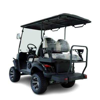 China 4 Wheel Independent Disc Brake Suspension 10 Inch Screen Lifted China Electric Golf Cart 4 Seater Club Car 23*10.5-12 for sale