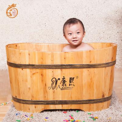 China Eco-friendly Early Childhood Antique Baby Hot Tubs Whirlpool Massage Mini Small Kids Bathtubs Can't Foldable Wooden Healthy for sale