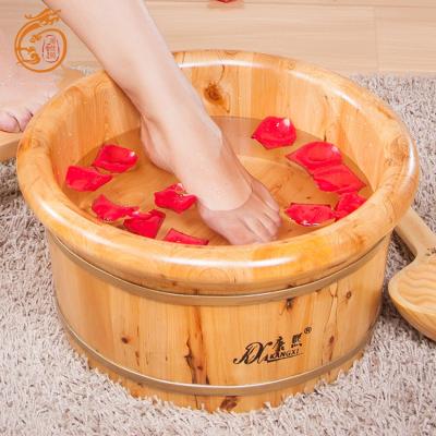 China Small Log Viable Wash Foot Pedicure Spa Soaking Basin for sale