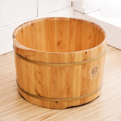 China Sustainable Foot Wash Tub Feet Soaking Wooden Tubs Foot Basin for sale