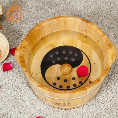 China Sustainable Waterproof Antique Wooden Foot Steamer Barrel for sale