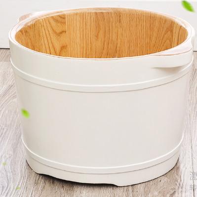 China 2020 New Product New Product Portable Stylish Portable Rubber Foot Barrel Massager Wooden Foot Bucket Soaks for sale