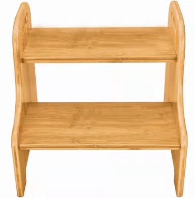 China Indoor Kitchen Bathroom Toilet Step Stool (Waist) Shopping Child Adjustable High Quality Wooden Step Stool for sale