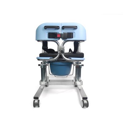 China Stainless Steel Multifunctional Medical Transfer Chair Movable Transfer Chair For Adult And Disabled Stainless for sale