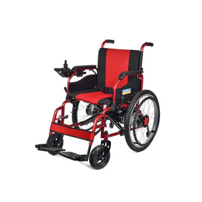 China Cheapest light power handicapped electric wheelchair to fold and lightweight wheelchair 250w electric handcycle for sale