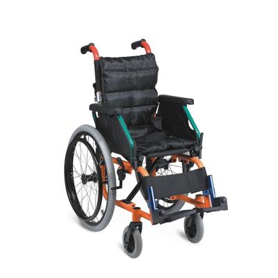 China Strong Ability To Climb Ramps 75kg Wheelchair Loading Capacity Aluminum Manual Wheelchair 75KG for sale