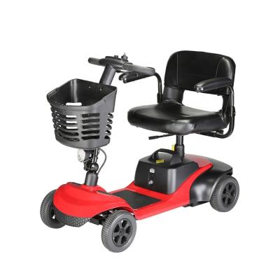 China High Strength 125kg Folding Electric Wheelchair Mobility Aluminum Extended Electric Disabled Scooter for sale