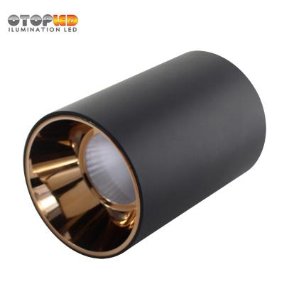 China HOTEL 10w 15w 20w round surface mounted downlight referector gray black color gold fashion downlight for sale