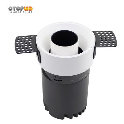 China Industrial 30W led spot light trimless led cylinder down light to adjust for hotel for sale