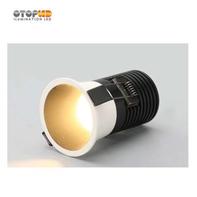 China Hotel Anti Glare Led Downlight 15w Mini Led Wall Recessed Spot Light New Design for sale