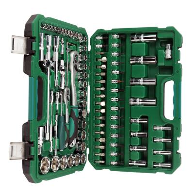 China Duarble 94PCS Mechanical Tool Bag Car Maintenance Tool Kit Socket Wrench Set for sale