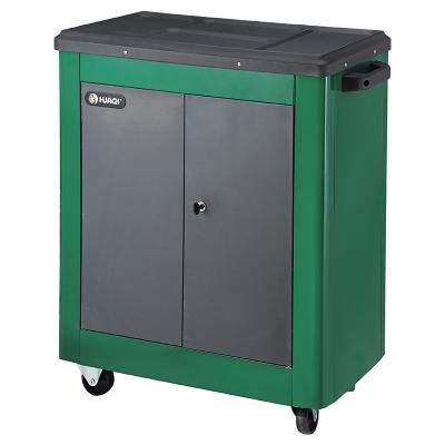 China Car repair garage workshop rolling tool chest box with wheels, tool storage cabinet with 4 swivel wheels for sale