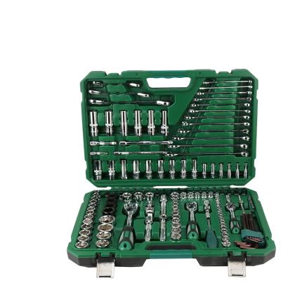 China Duarble 151 PCs 1/4 DR Chrome Vanadium Hand Tool Socket and Ratchet Wrench Set for sale