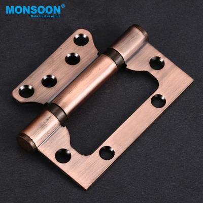 China Stainless Steel Modern Self Closing Window Hardware Building Door Hinge Automatic Close Butterfly Hinge for sale